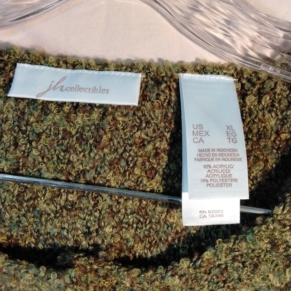 JH Collectibles Olive Green Cardigan - Picture 3 of 7